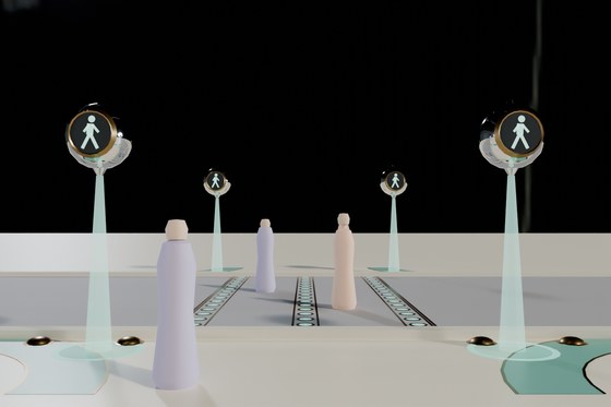Crossing pieces