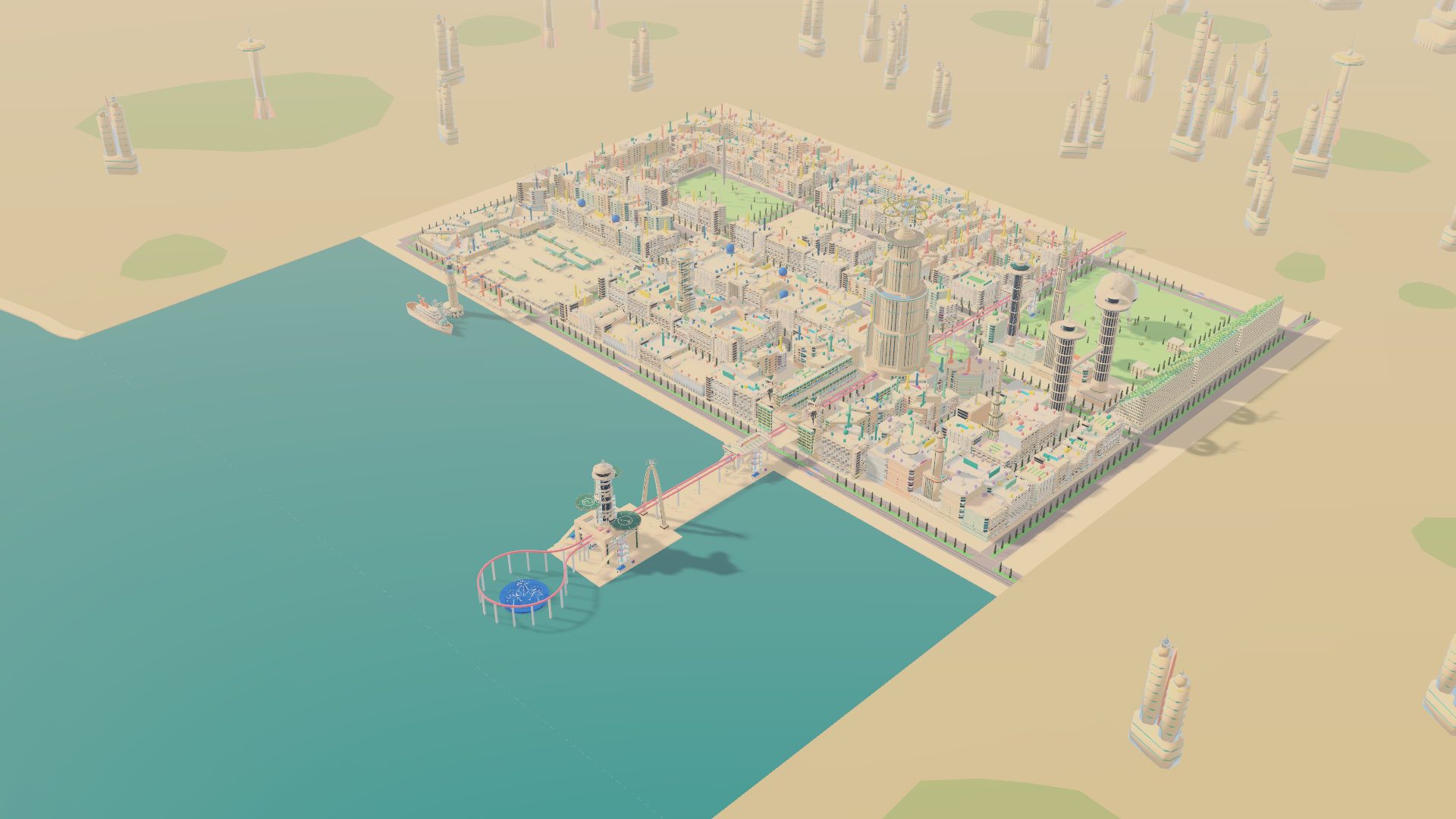 Generated skyline
